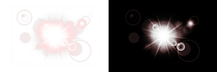 Elevate your photos beautifully using this transparent PNG light burst overlay that creates vibrant, cinematic effects