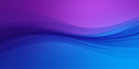 Abstract flowing waves of vibrant purple and deep blue gradient background
