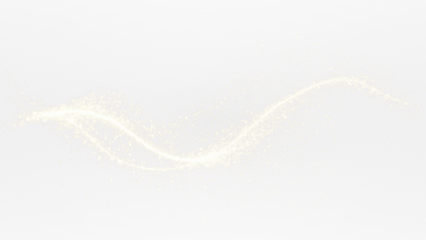 Premium golden light swirl PNG overlay with transparent background, perfect for festive photo effects.