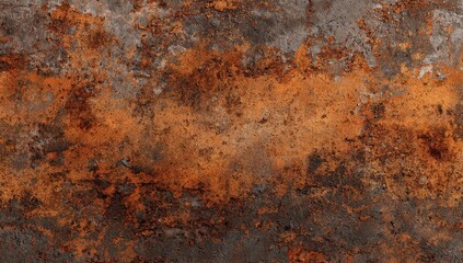 Abstract Textured Surface with Rust and Charcoal Tones Displaying Detailed Grain and Color Variation