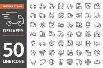 A collection of flat vector icons for web design and mobile internet media