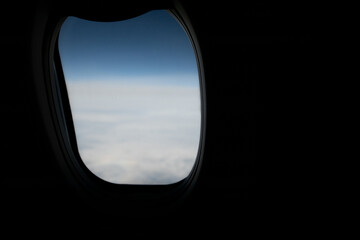 Sky view from aeroplane