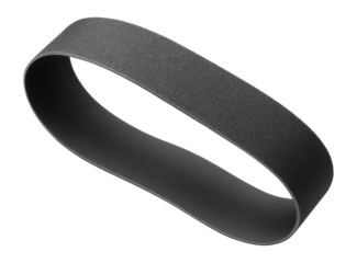 Silicon carbide belt for wet sanding in stone polishing workshops.