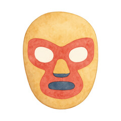 Naklejka na ściany i meble PNG Colorful abstract wrestler mask Naklejka na ściany i meble PNG Colorful abstract wrestler mask