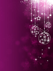 Decorated Holiday Balls Poster