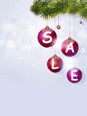 Holiday Winter Sale Poster