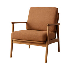 PNG Modern wooden armchair design