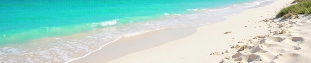 Glistening White Sand of Miami Beach Perfect for Sunbathing, Relaxation, and Fun