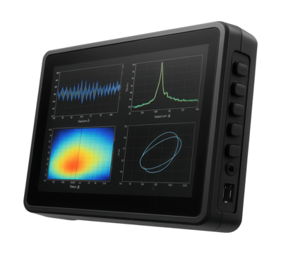 Touchscreen vibration analyzer for in-depth research analysis in institutions.