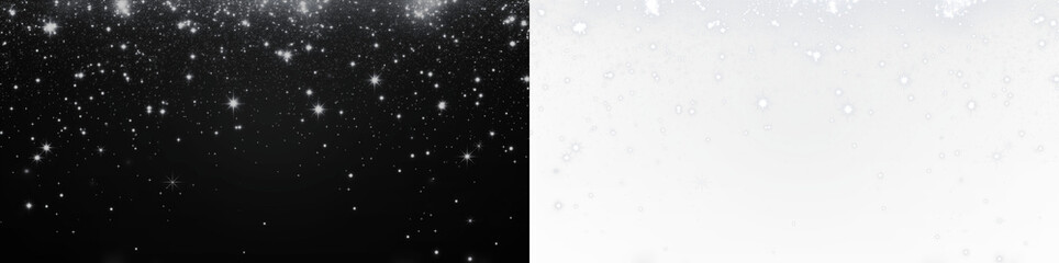 Starry Night Sky Illustration Overlay PNG on transparent background