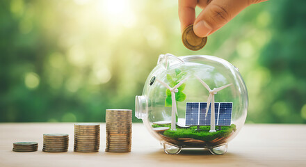 Investing in renewable energy finance and saving money for a sustainable future