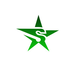 colorful star icon on white background	