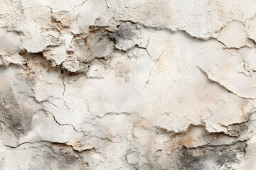Naklejka premium Old concrete wall texture background. Close up retro plain cream color cement wall background texture. Design paper vintage parchment element.