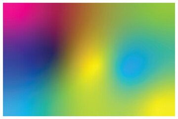 Abstract Gradient Blend Pink Blue Yellow Green Purple Soft Smooth Flowing background color