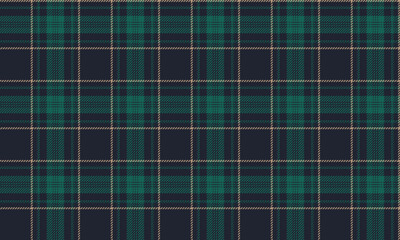 This seamless plaid pattern in navy, green, and beige creates a classic and calming feel for designing clothes, skirts, pants, and dresses in a sleek and contemporary style.