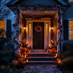 Halloween Doorstep