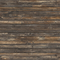 A classic and rustic, weathered brown wooden wall or floor texture with horizontal planks, a timeless and versatile background for a warm, natural, and cozy feel.

