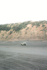 off road vehicle in desert