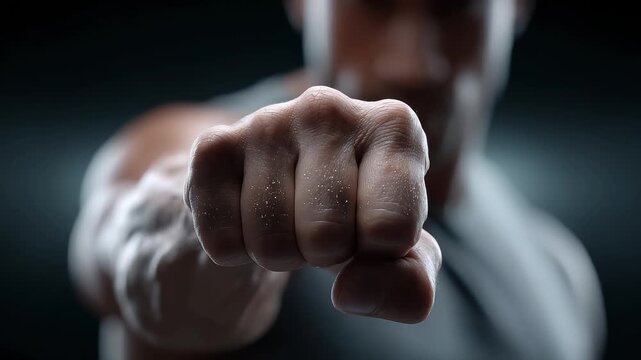 Fist Charging Punch One Hit Power Explosion