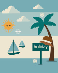 Holiday Paradise: Sun, Sea, and Snow