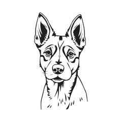 portrait of a dog
