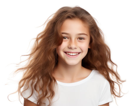 PNG Portrait of positive cheerful pretty girl portrait smile photo.