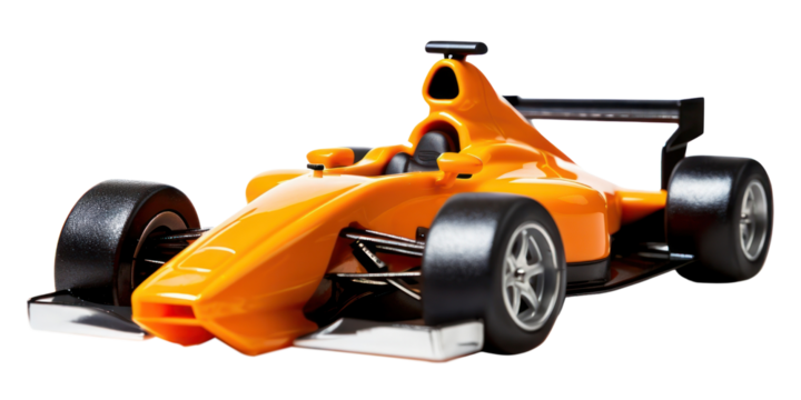 PNG Orange toy race car model