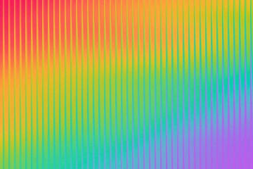 Illustration of a vibrant background featuring a spectrum of rainbow colors blending seamlessly with vertical lines, creating a visually stunning and dynamic effect with smooth gradients