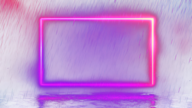 PNG Background with raining night cold and wide rectangular frame lights illustration abstract.