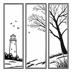 silhouette of a tree in the park