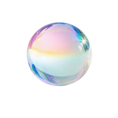 colorful glass sphere