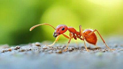 Close-up of a Red Imported Fire Ant