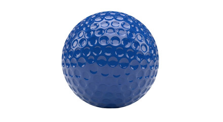 Isolated golf ball, sports equipment for recreation and competition, golf course equipment