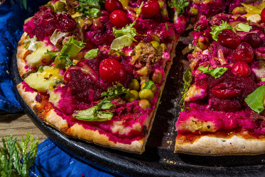 Thanksgiving Leftover Pizza