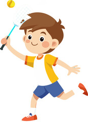 boy playing with ball