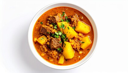 Hearty African Root Vegetable And Meat Stew