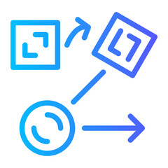 flowchart connection icon