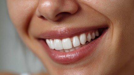 Joyful smile portrait indoor setting close-up photography warm atmosphere upbeat mood