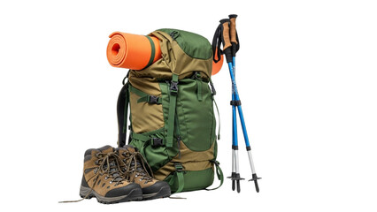 Hiking and Trekking gear essential for outdoor adventure preparation backpack boots