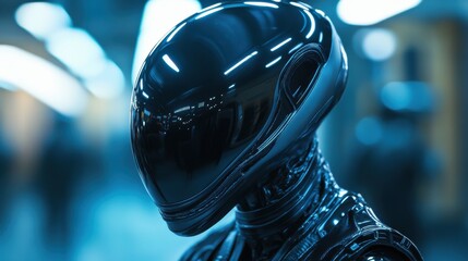 close-up abstract helmet