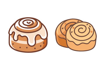 Delicious cinnamon rolls with sweet icing a delightful bakery treat