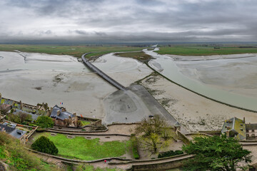 Mont Saint-Michel Causeway View