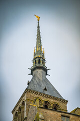 Mont Saint-Michel Spire Archangel