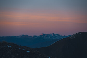  Sunrise from Roys Peak Summit in Early Autumn, New Zealand