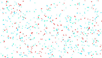 Festive Background with Colorful Confetti Scattered on a White Surface