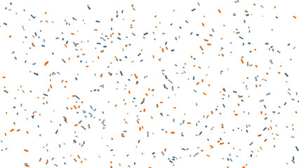 Celebration Background with Confetti in Orange, Brown and Blue Tones.