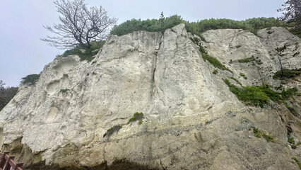 Volcanic complex of Hindigi National Geopark of Korea in Donghae-myeon, Pohang, South Korea.