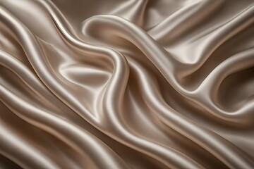 luxurious satin fabric folds with soft highlights