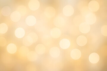 Dreamy White and Gold Blurred Lights Background