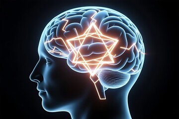 Obraz premium human brain anatomy